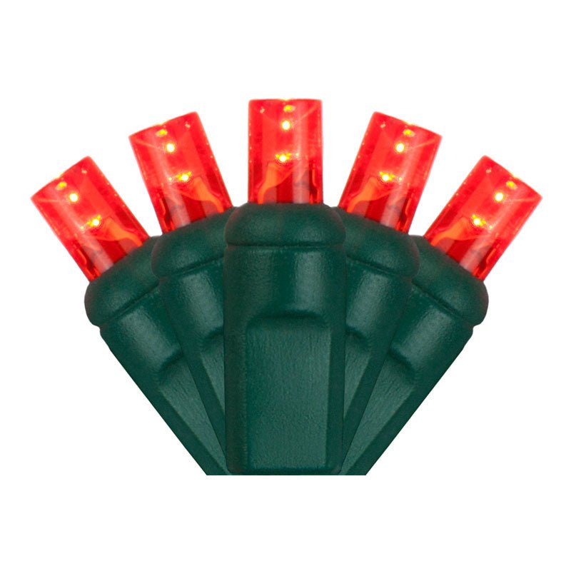 70 LED Count 24 in. Red Color Holiday Christmas Outdoor String Lights - Lighting Disty - 81907