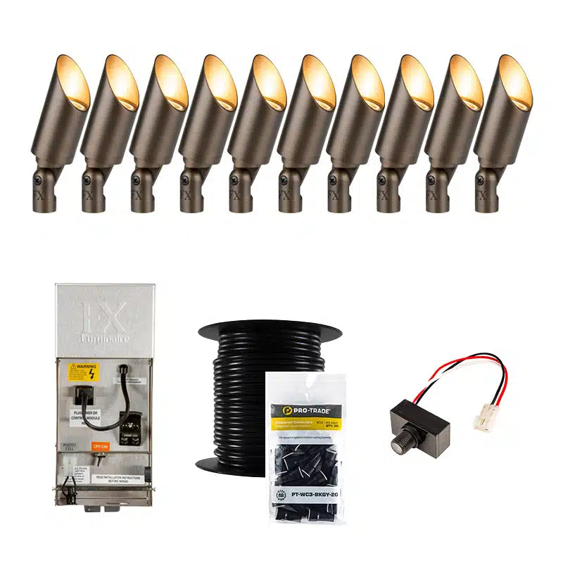 FX Luminaire Cora 10 Piece CA-51 Landscape Lighting Accen...
