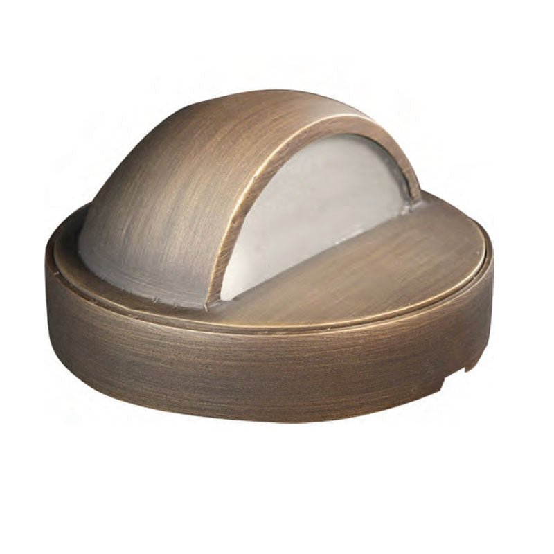 Advantage Light Source Eyebrow 20W T3 LED Brass Bronze Step Deck Light (ADV-SD-406B-T3) - Lighting Disty - ADV-SD-406B-T3