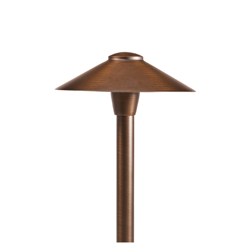 Alliance AL250 Area Light Hat Assembly, Aged Brass 7.75" (AL250) - Lighting Disty - AL250