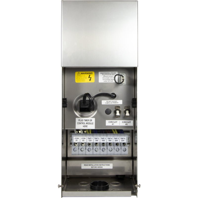 Brilliance 600W Stainless Steel Transformer (BRI-XFORMER-600) - Lighting Disty - BRI-XFORMER-600