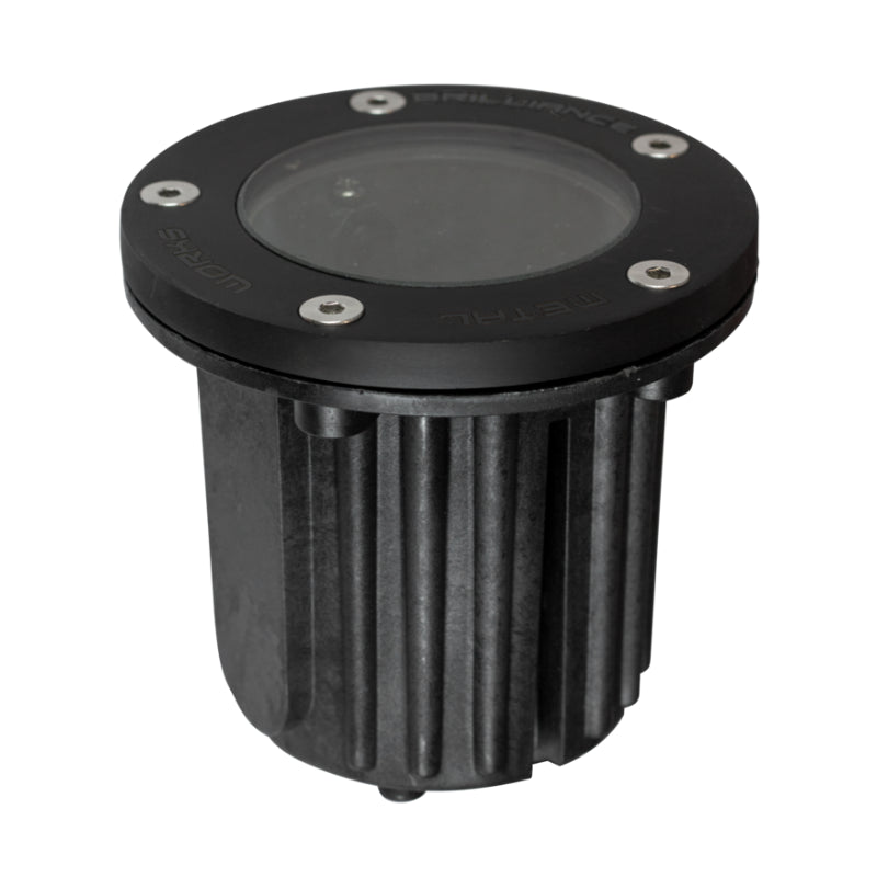 Brilliance Biscayne 4W 2700K MR16 Black Diamond Brass Flat Well Light (BD-WL-MR16-FLAT) - Lighting Disty - BD-WL-MR16-FLAT