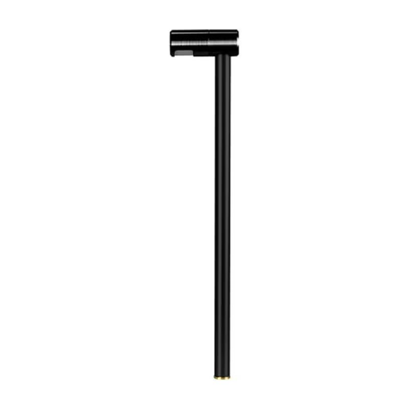 Brilliance Redwood 18" 90 Degree Path Light Black Brass (REDWOOD-PL-G4-BR-18-BR-BLK-STEM-NL) - Lighting Disty - REDWOOD-PL-G4-BR-18-BR-BLK-STEM-NL