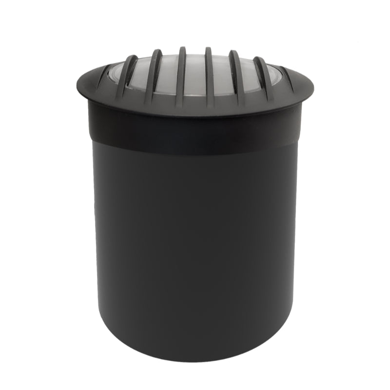 Brilliance Yosemite Black Diamond Brass Flat Top Grate Well Light, No Lamp (BD-WL-PAR36-FLAT-GR-NL) - Lighting Disty - BD-WL-PAR36-FLAT-GR-NL