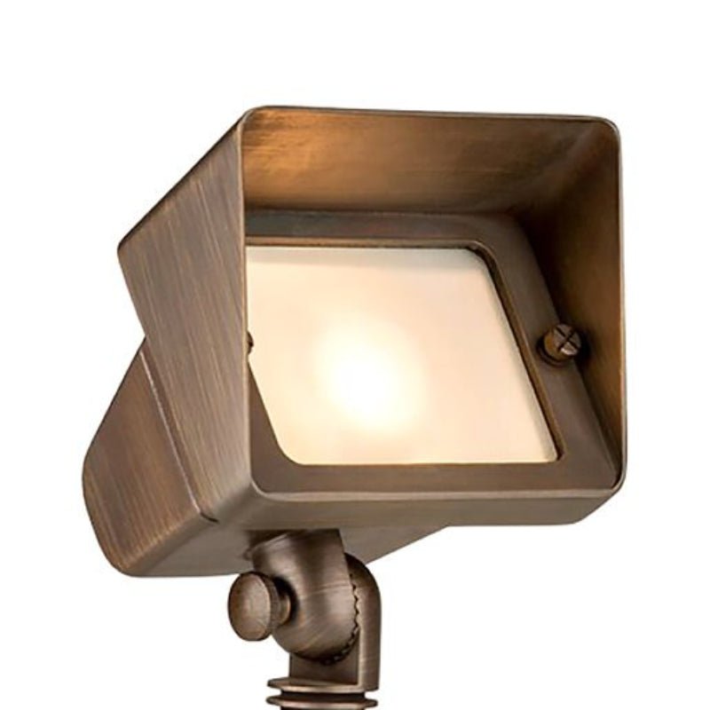 FX Luminaire C-WWL-LED35W-FL-AB Coastal Wall Wash Brass Housing Antique Bronze Finish MR16 2700K LED | CWWLLED35WFLAB - Lighting Disty - CWWLLED35WFLAB