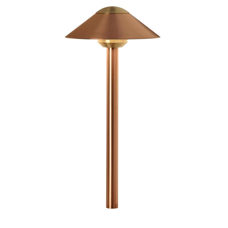 FX Luminaire CA Path Light 18" Riser Aluminum Bronze Finish 1.6W 2700K LED (C-AA-LED20W-18R-BZ) - Lighting Disty - CAALED20W18RBZ