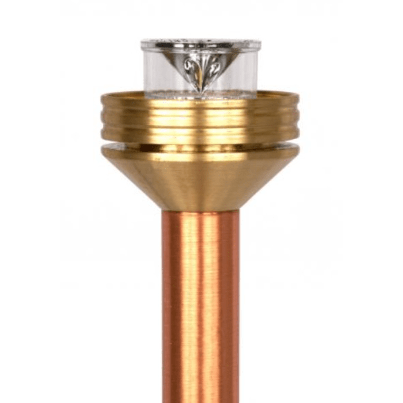 FX Luminaire Grande 12" LED Riser Natural Copper Finish 4.2W 2700K LED (G-3LED-12-RA-CU) - Lighting Disty - G3LED12RACU