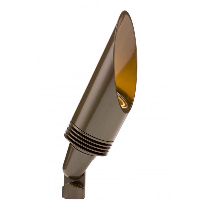 FX Luminaire NP 9LED Aluminum Up Light Long Shroud | NP-9LED-LS-BZ - Lighting Disty - NP-9LED-LS-BZ