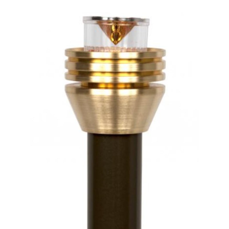 FX Luminaire Petite P1 18" 1LED Riser Assembly Bronze Finish (P-1LED-18RAB-Z) - Lighting Disty - P1LED18RABZ