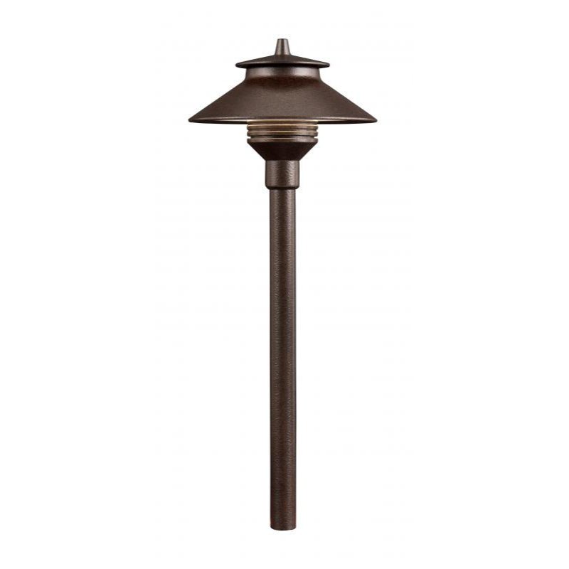 FX Luminaire PL Path Light 12 in. Riser Aluminum Bronze Finish 1.6W 2700K LED | PL-LED20W-12R-BZ - Lighting Disty - 6.11698E+11