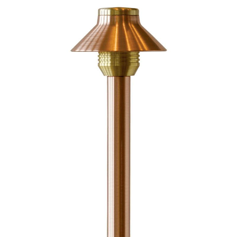 FX Luminaire SP 12" Path Light Copper Finish 1.6W 2700K LED (SP-LED20W-12R-CU) - Lighting Disty - SPLED20W12RCU
