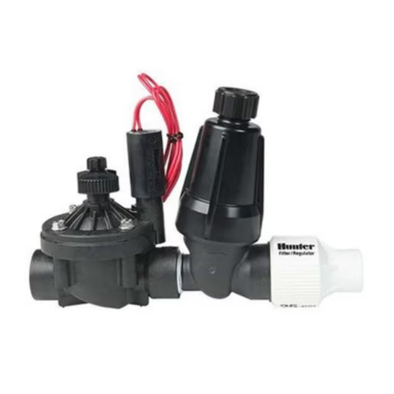 Hunter ICZ Drip Control Zone Kit, 1", 40 PSI 0.5 to 15 GPM (ICZ-101-40-LF) - Lighting Disty - ICZ10140LF