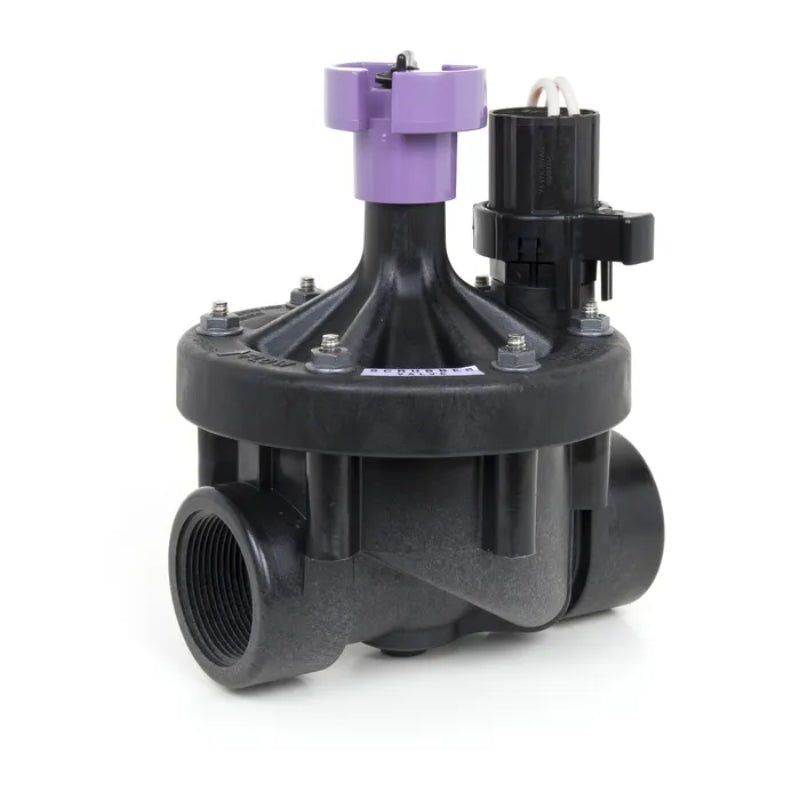 Rain Bird 150PESBR - 1 1/2 in. Inlet Inline Plastic Industrial Irrigation Valve (For Reclaimed Water) (B37300) - Lighting Disty - B37300
