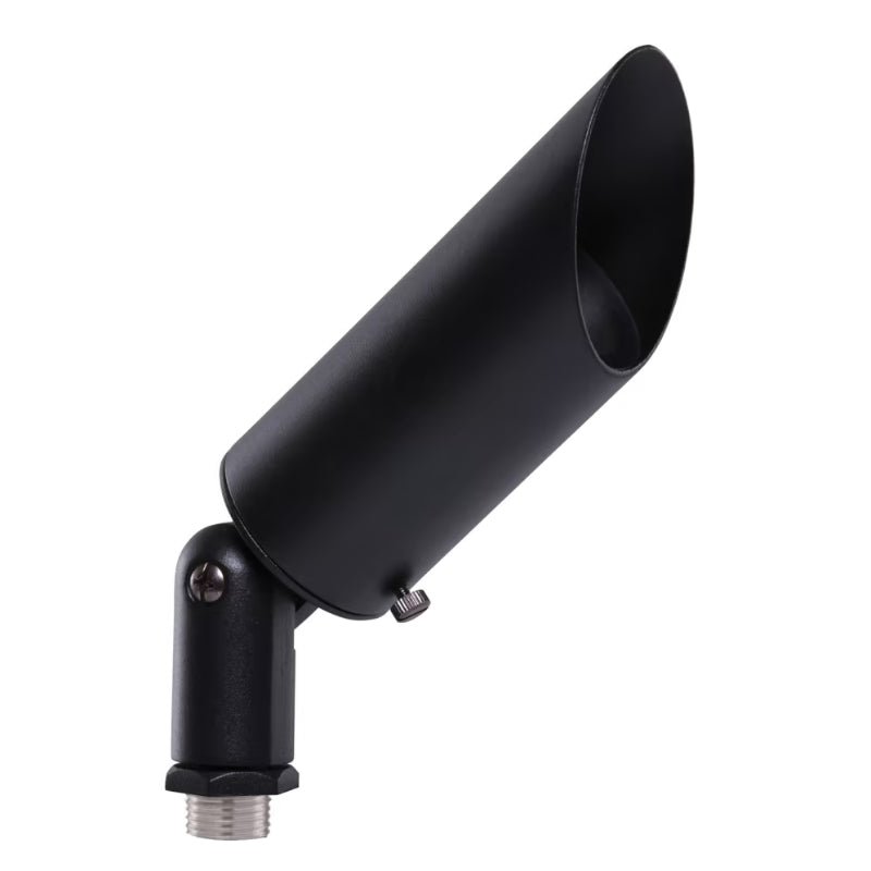 Sollos BSB060-TB Black Aluminum Bullet Up Light, No Lamp (995300) - Lighting Disty - 995300