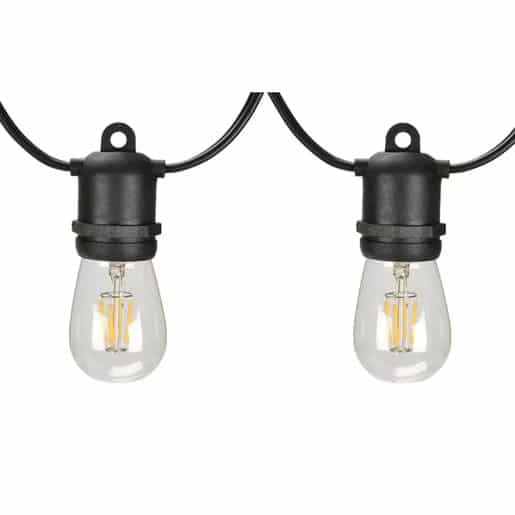 Unique Lighting Systems Bistro Light 12V S14 2W LED 24 String | LED-BISTRO-12V - Lighting Disty - LED-BISTRO-12V