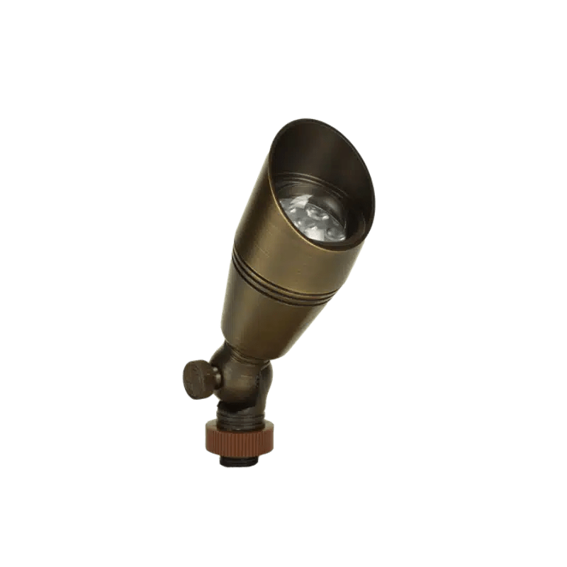 Unique Lighting Systems Noble Up Light, Brass Finish, No Lamp | NOBL-NL - Lighting Disty - NOBL-NL