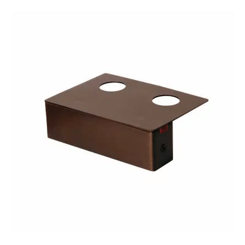 Unique Lighting Systems Vanguard 5 Brass Hardscape Light, No Lamp | VAB5-NL - Lighting Disty - VAB5-NL