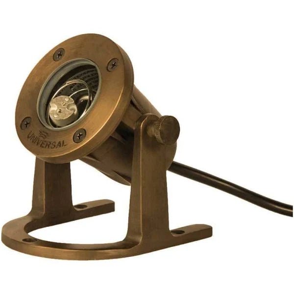 Universal Lighting Cast Brass Underwater Light with 25' Wire Lead | WL2100WB-25 - Lighting Disty - WL2100WB-25