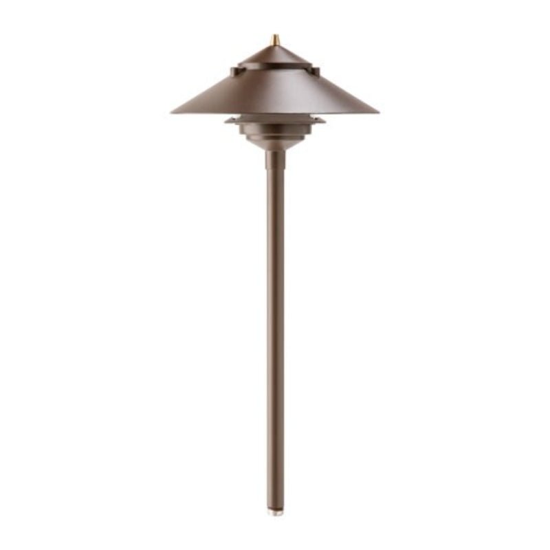 Vista PR-9222 Path Light Aluminum Architectural Bronze Finish 2.5W 2950K LED (PR-9222-Z-2.5-W-T3) - Lighting Disty - PR-9222-Z-2.5-W-T3