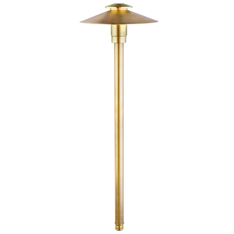 Brilliance LED Brilliance Brass Yosemite 18" Path Light, ...