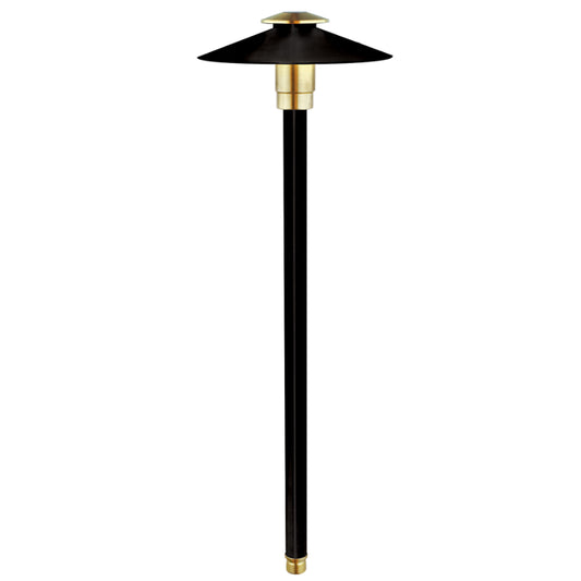 Brilliance LED Brilliance Brass Yosemite 18" Path Light, ...