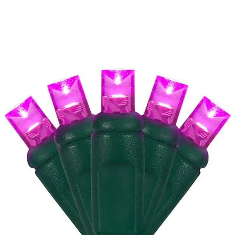 70 LED Count 24 ft. Purple Color Holiday Christmas Outdoor String Lights (5MM)