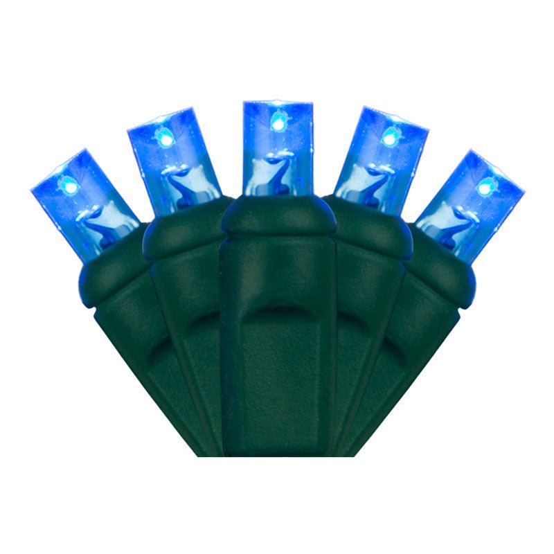70 LED Count 24 in. Blue Color Holiday Christmas Outdoor String Lights - Lighting Disty - 81903