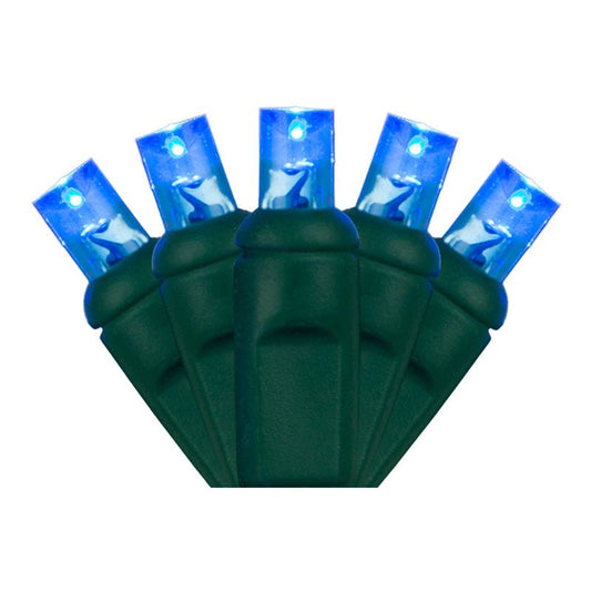 70 LED Count 24 in. Blue Color Holiday Christmas Outdoor String Lights - Lighting Disty - 81903