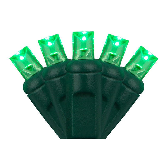 70 LED Count 24 in. Green Color Holiday Christmas Outdoor String Lights - Lighting Disty - 81905