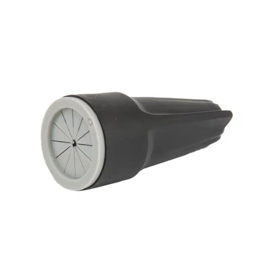 100 Count, #8-22 AWG Black/Gray Silicone-Filled Waterproof Wire Connectors (61241)