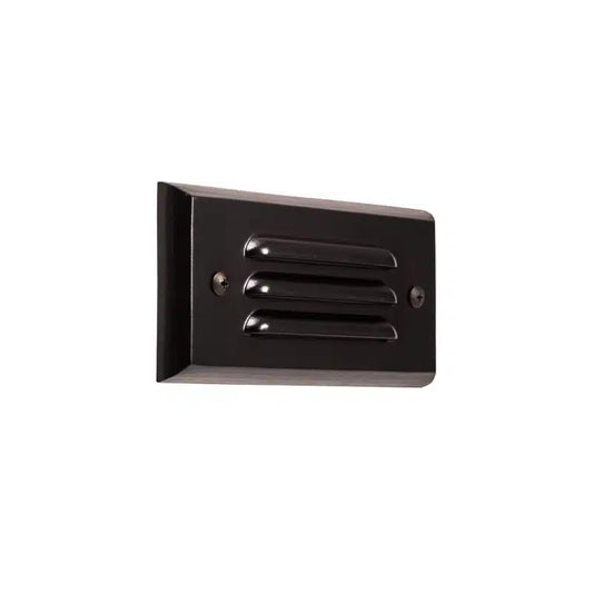 Alliance SL25-bt 6" Bluetooth Black Brass Louvered Face Step Light, 4.5W Color Changing LED (SL25-bt-BLK)