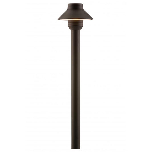 FX Luminaire SP 12" Brass Path Light Black Finish 1.6W 2700K LED (SP-LED20W-12R-FB)