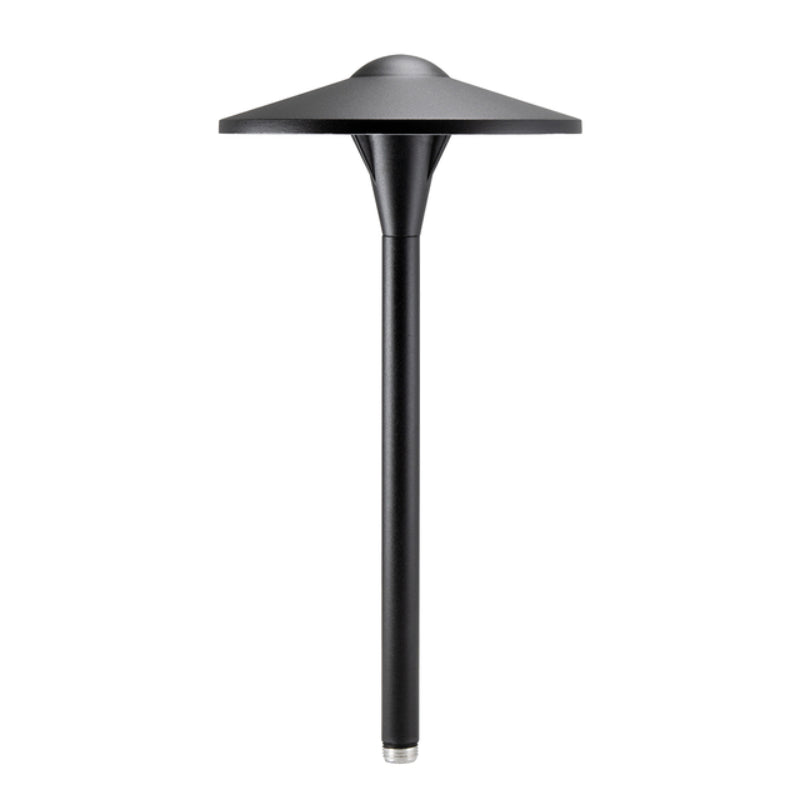 Vista 4708 15" 2.5W 2950K LED Black Aluminum Path Light (PR-4708-B-150-W-G4)