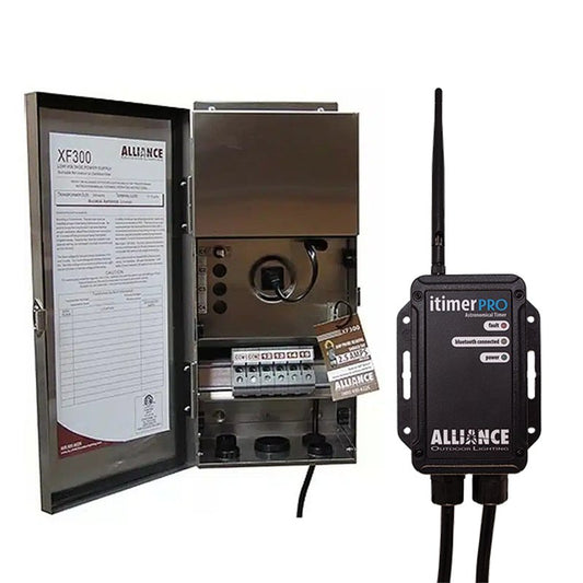 Alliance 300W XF Lighting Transformer and itimerPRO Bluetooth Timer | XF300-PRO - Lighting Disty - XF300-PRO