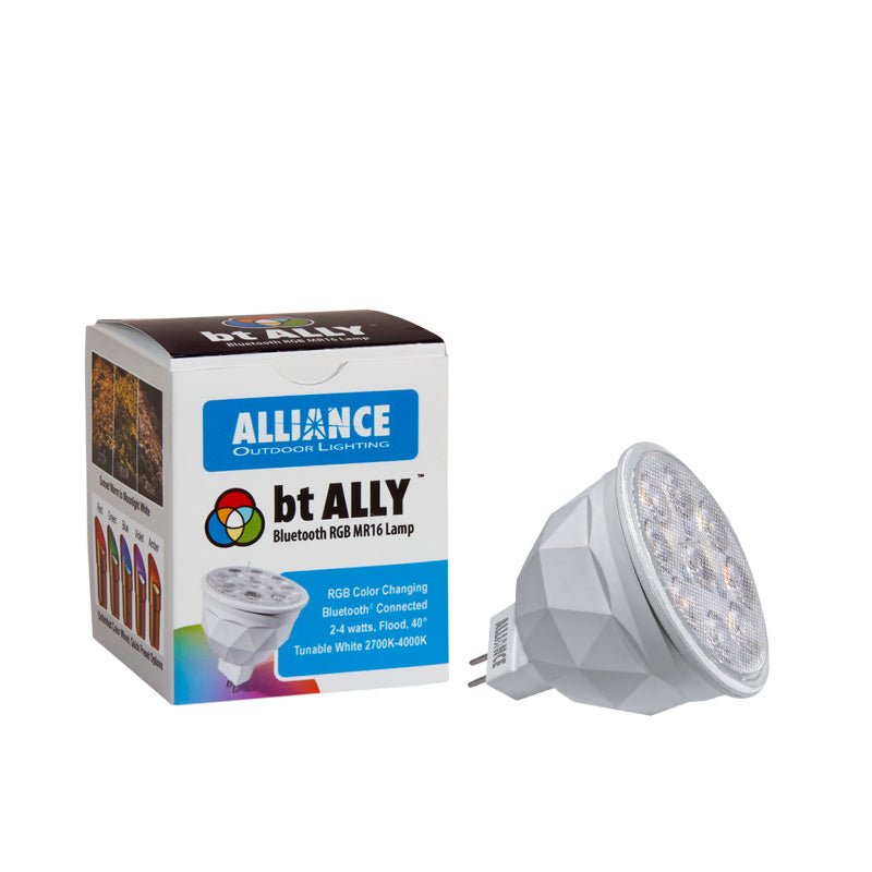 Alliance Bluetooth 4-6W App-Controlled MR16 RGBW LED Lamp (BT-ALLY-MR16) - Lighting Disty - BT-ALLY-MR16