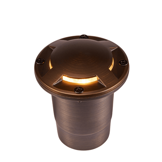 Alliance GL180 In-Ground Brass Well Light, No Lamp (GL180) - Lighting Disty - GL180