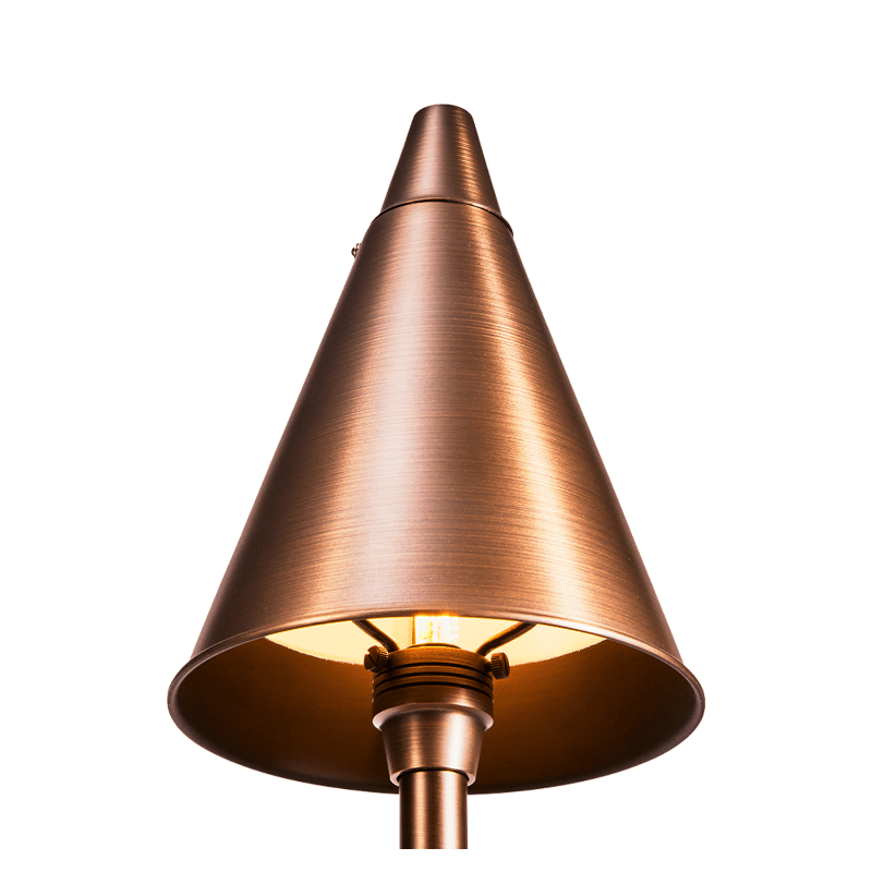 Alliance Tiki Brass Area Light Hat Tiki Torch (TIKI) - Lighting Disty - TIKI