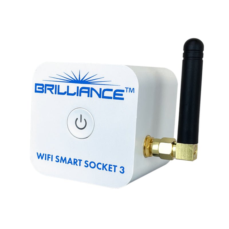 Brilliance Wi-Fi Smart Socket 3.0 Plug (BRI-WIFI-SMART-SOCKET-3) - Lighting Disty - BRI-WIFI-SMART-SOCKET-3