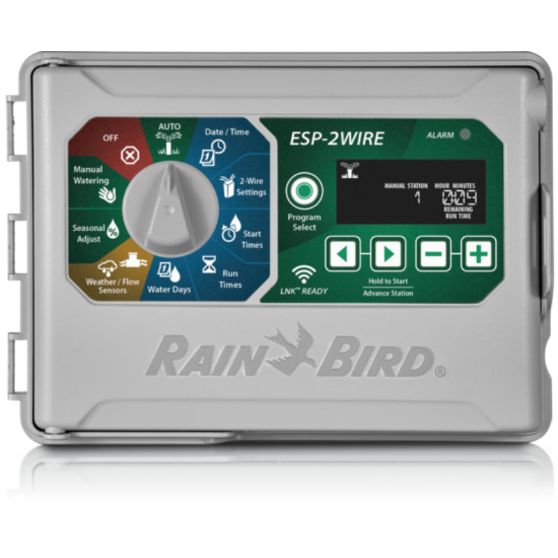 Rain Bird ESP-2WIRE Two-Wire 50 Station Controller Capacity, Wall Mount Plastic (ESP-2WIRE)