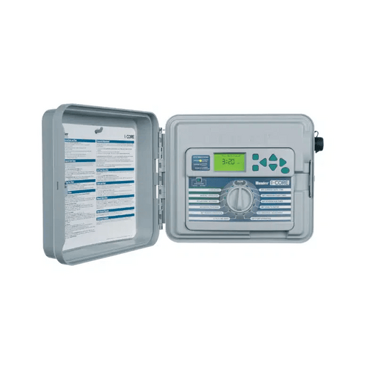 Hunter I-Core IC600PL 6 Station (Up to 42) Indoor/Outdoor Plastic Wall Mount Controller | IC-600-PL - Lighting Disty - IC600PL