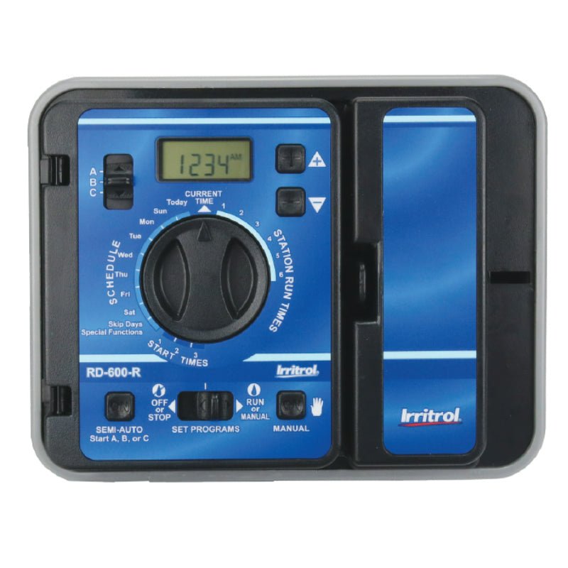 Irritrol Rain Dial R-Series 6-Station Outdoor Controller (RD600-EXT-R) - Lighting Disty - RD600-EXT-R