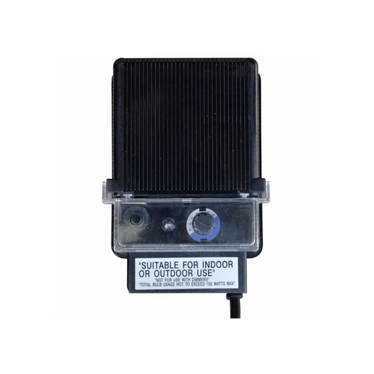 Kichler 60W Polycarbonate Economy Transformer Black with Integrated Timer and Photocell | 15E60BK - Lighting Disty - 15E60BK