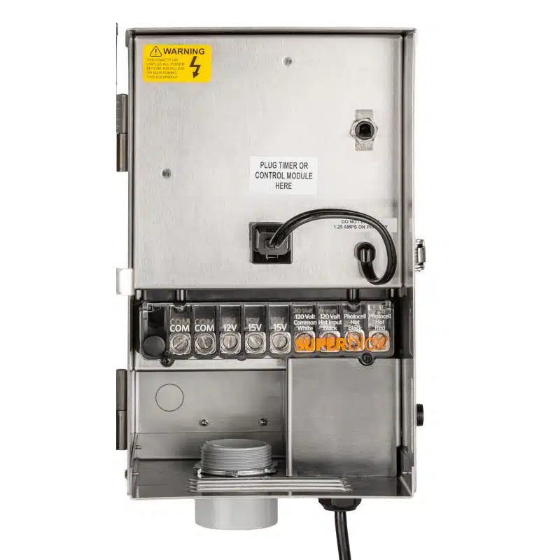 FX Luminaire Potenzax PX 150W Stainless Steel Multi-Tap Lighting Transformer (PX150SS)