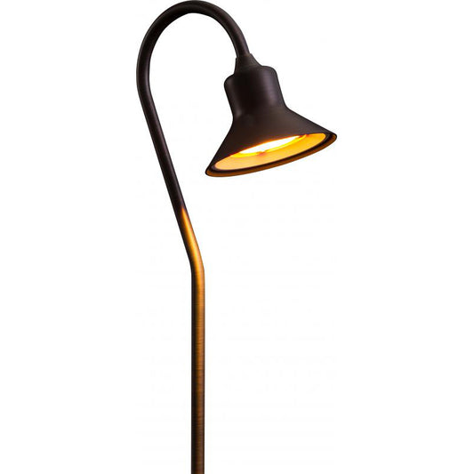 FX Luminaire TD Luxor ZDC Antique Brass 18" Path Light (T...