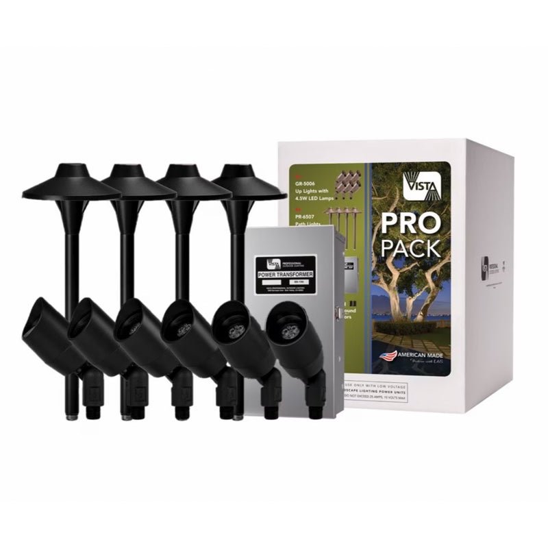 Vista Black Pro Pack Lighting Kit | PROPACK2B - Lighting Disty - PROPACK2B